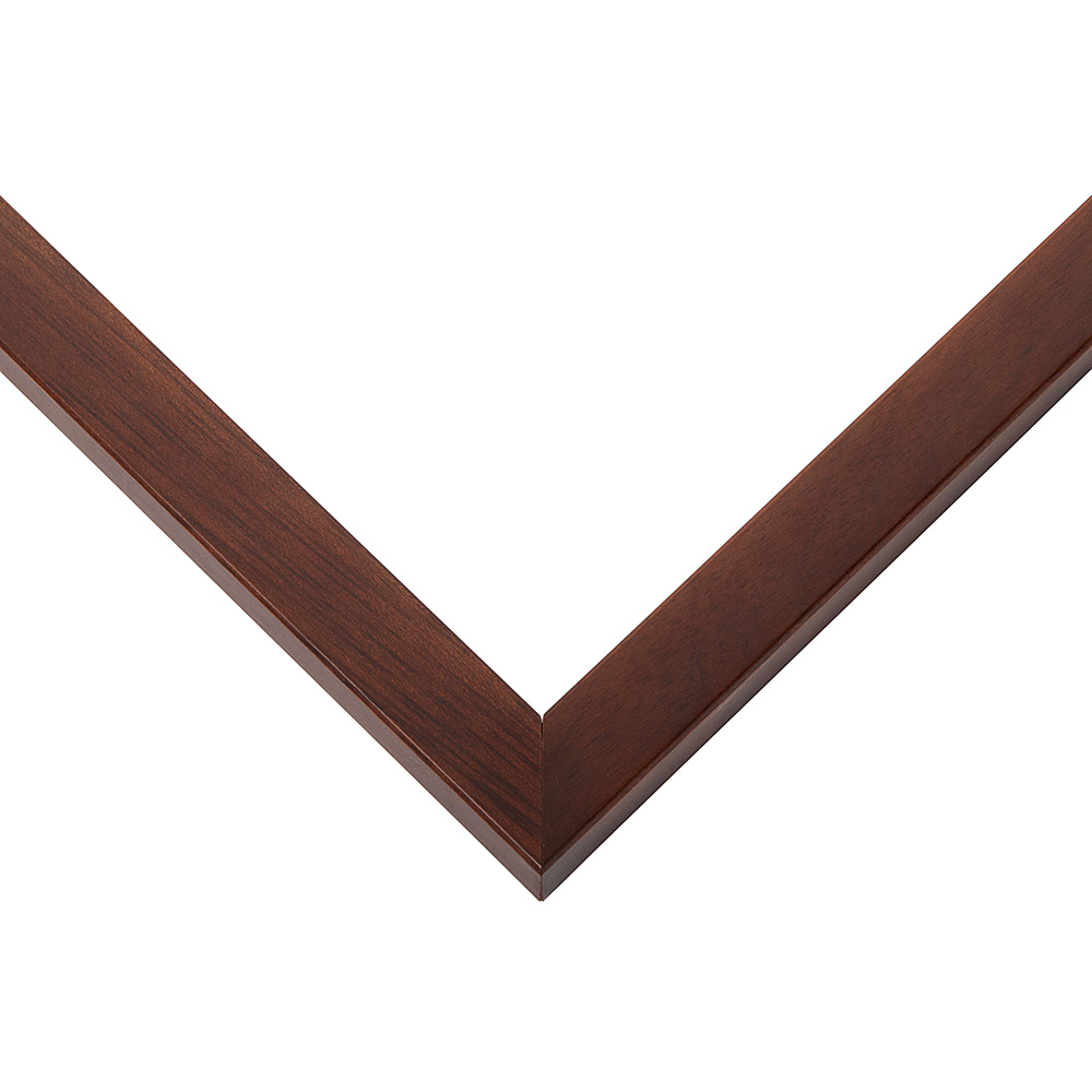 Classic Brown picture frame moulding shown at the miter join