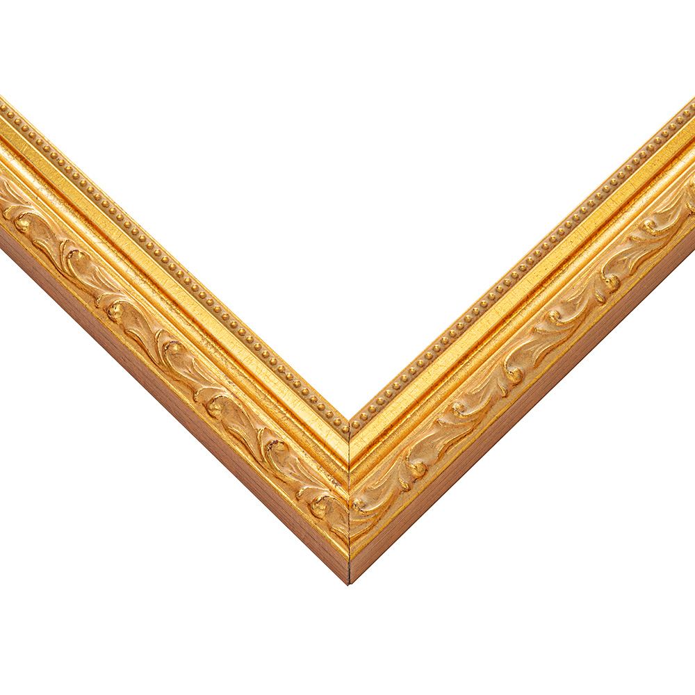 Museum Gold moulding with burnished finish