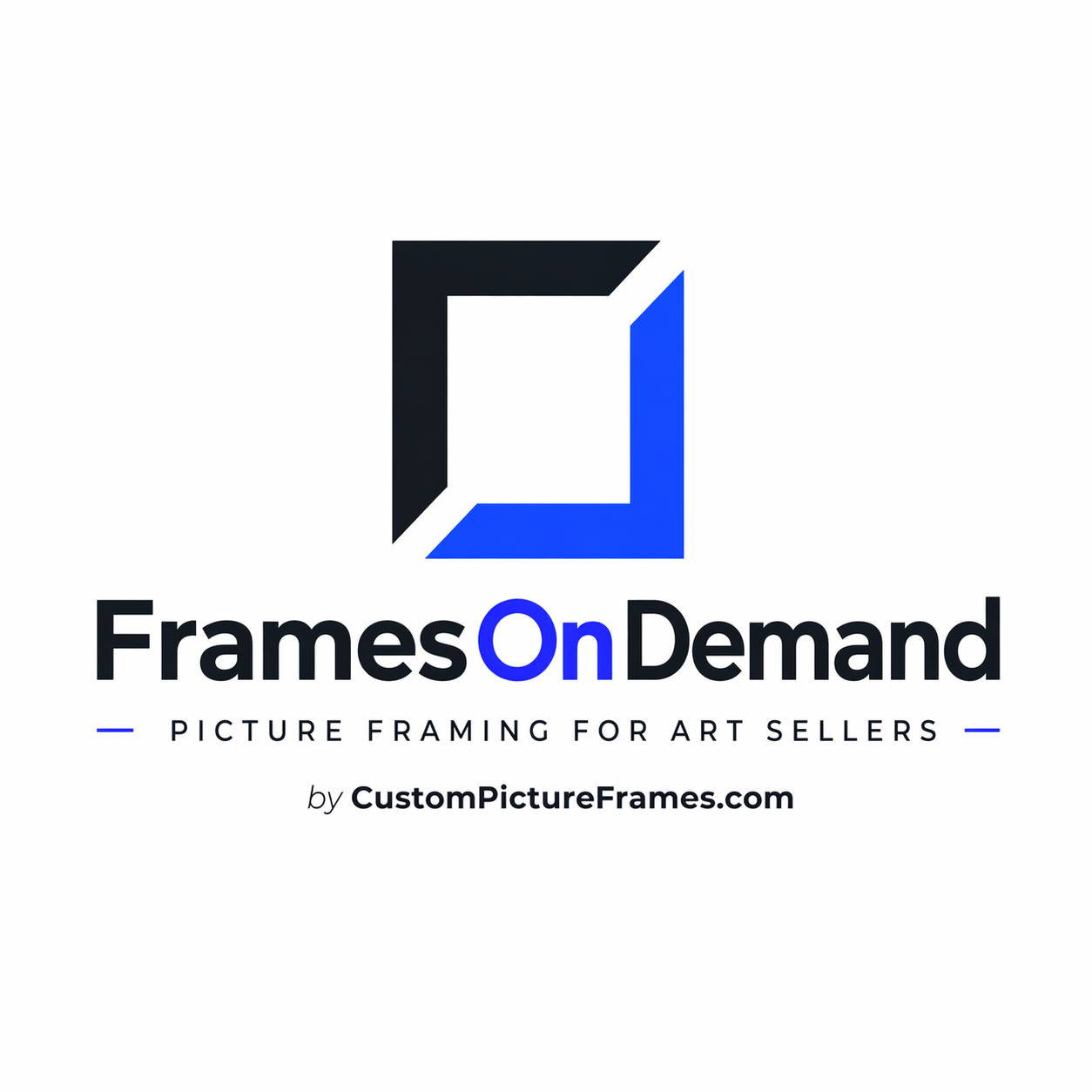 FramesOnDemand, print on demand for art sellers, by CustomPictureFrames.com